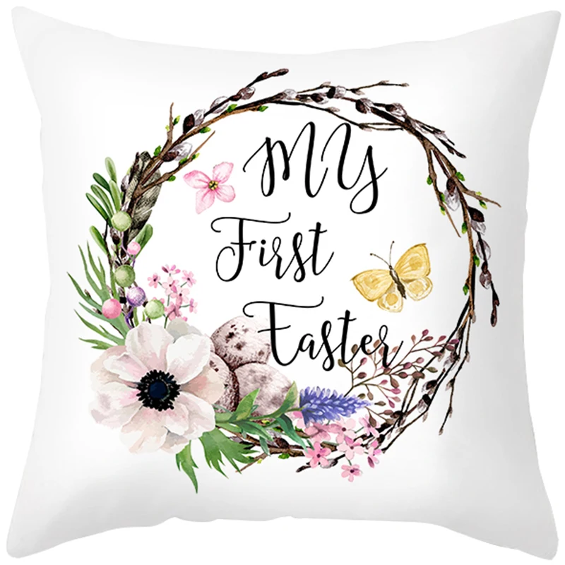 Easter Decoration Pillowcase Sofa Cushion Case Bed Pillow Cover Home Party Cushion Cover Rabbit Polyester Throw Pillow Case 45cm
Easter Decoration Pillowcase Sofa Cushion Case Bed Pillow Cover Home Party Cushion Cover Rabbit Polyester Throw Pillow Case 45cm