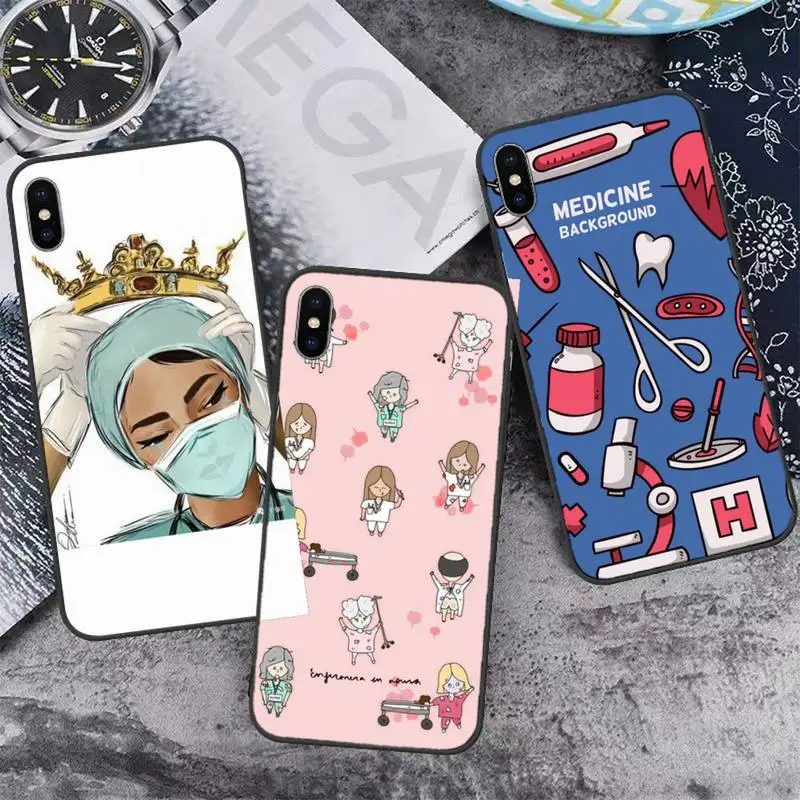 Spain Cartoon Medicine Doctor Nurse Phone Case for iPhone 11 12 13 pro XS MAX 8 7 6 6S Plus X 5S SE 2020 XR mini
Spain Cartoon Medicine Doctor Nurse Phone Case for iPhone 11 12 13 pro XS MAX 8 7 6 6S Plus X 5S SE 2020 XR mini