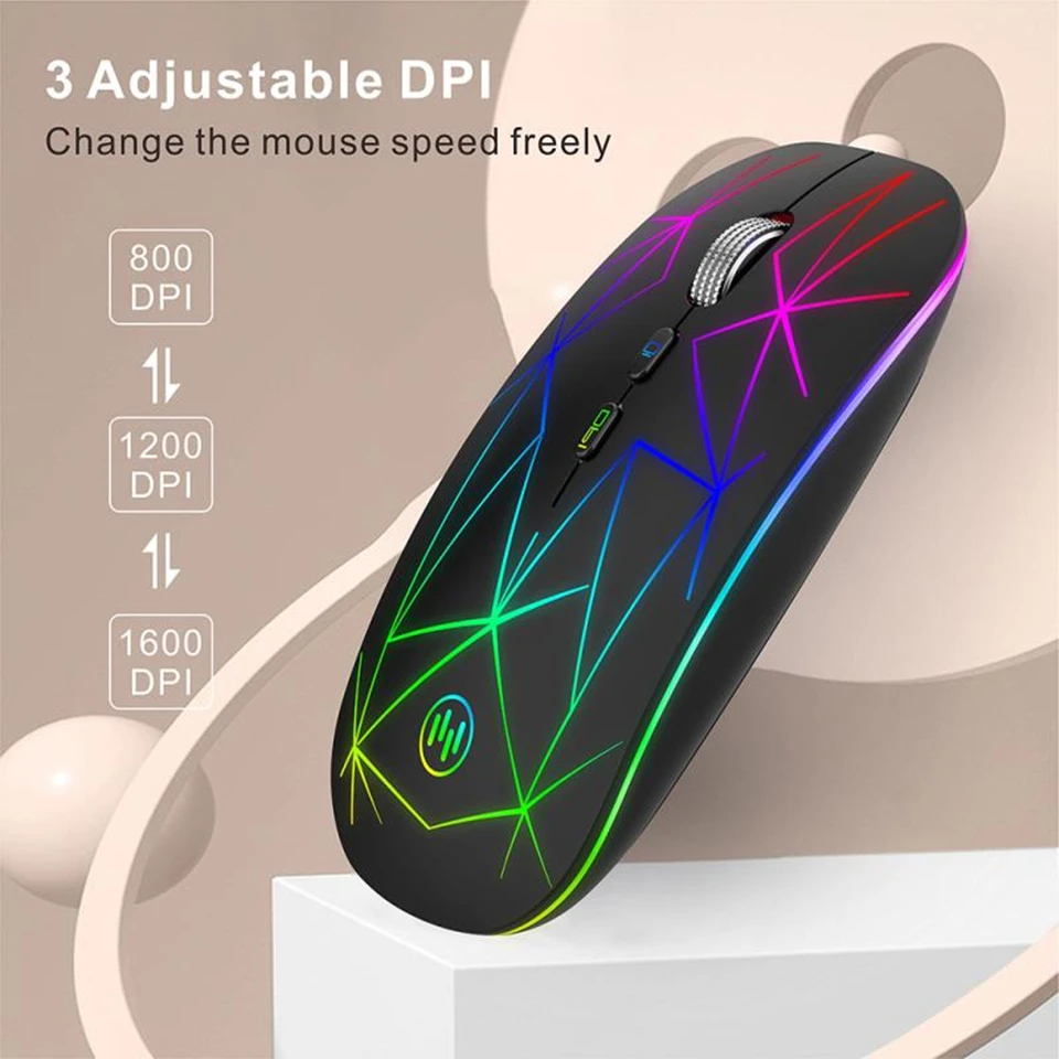 RGB Bluetooth Mouse Wireless Mouse Gamer Computer Mouse Bluetooth USB Silent Mause Ergonomic Mice Rechargeable For PC Laptop
RGB Bluetooth Mouse Wireless Mouse Gamer Computer Mouse Bluetooth USB Silent Mause Ergonomic Mice Rechargeable For PC Laptop