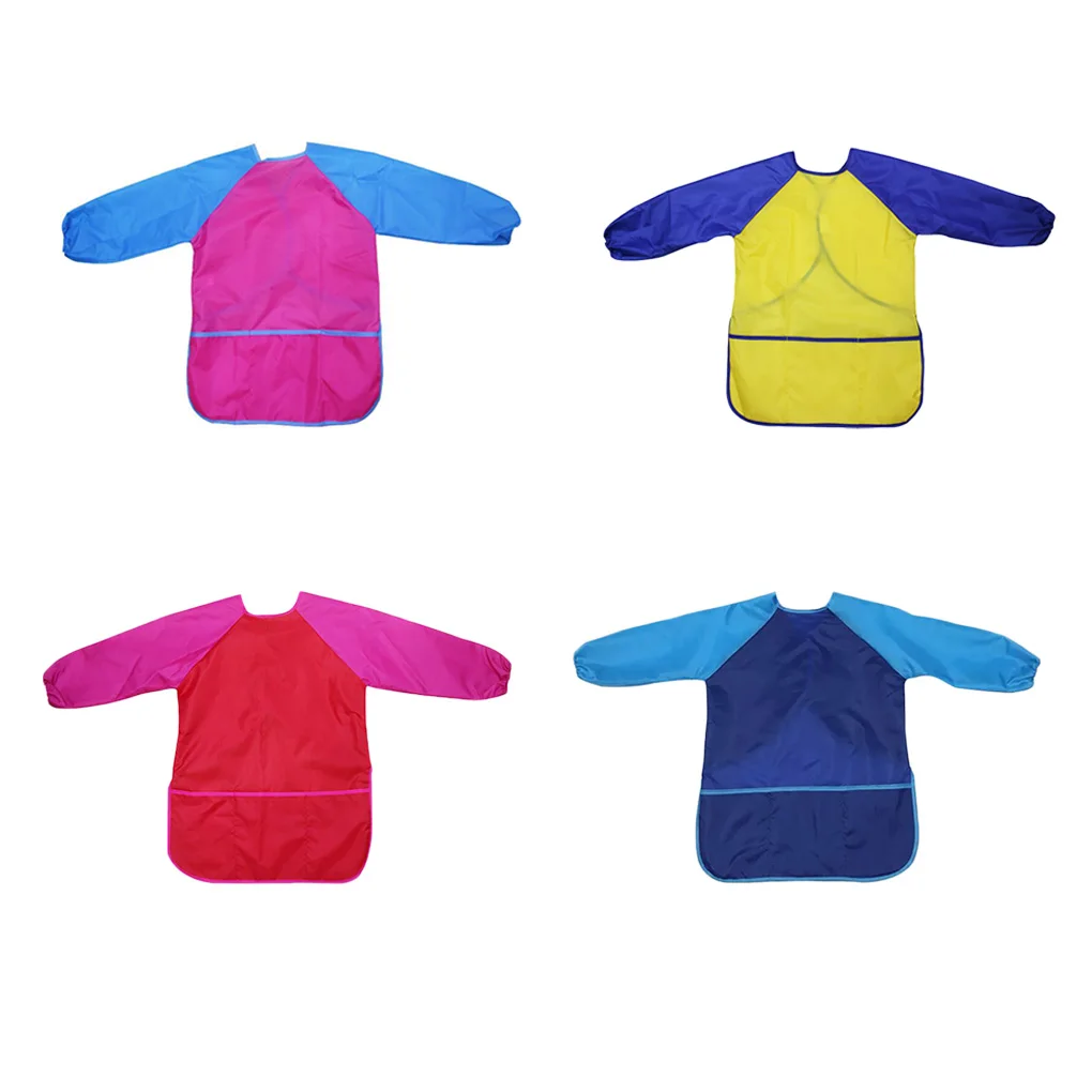 Waterproof Reused Long Sleeve Apron Baby Toddler Painting Feeding Smock Bib Children Drawing Supplies
Waterproof Reused Long Sleeve Apron Baby Toddler Painting Feeding Smock Bib Children Drawing Supplies