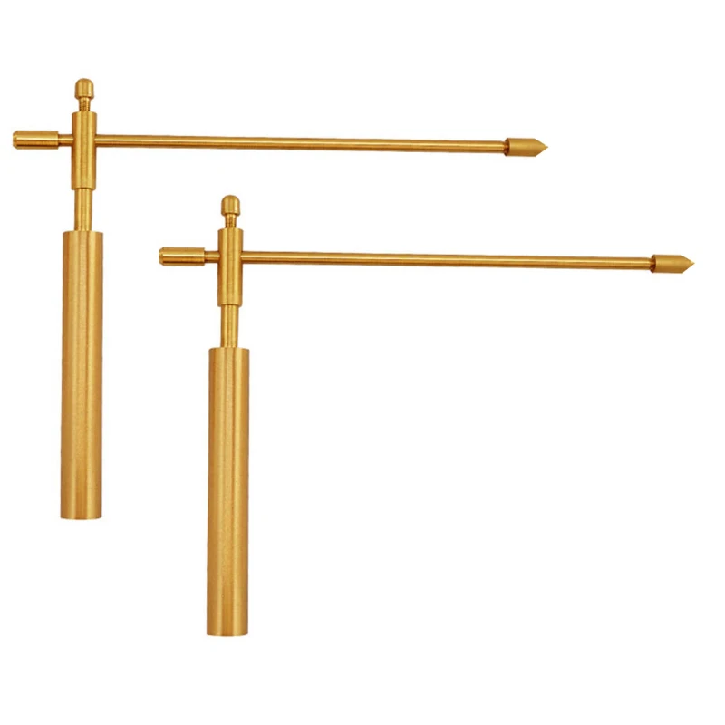 2 Pcs/Set Dowsing Rods, Copper Water Detector Tool Adjustable Rods Flexible Detector for Divining Water Buried Items
2 Pcs/Set Dowsing Rods, Copper Water Detector Tool Adjustable Rods Flexible Detector for Divining Water Buried Items