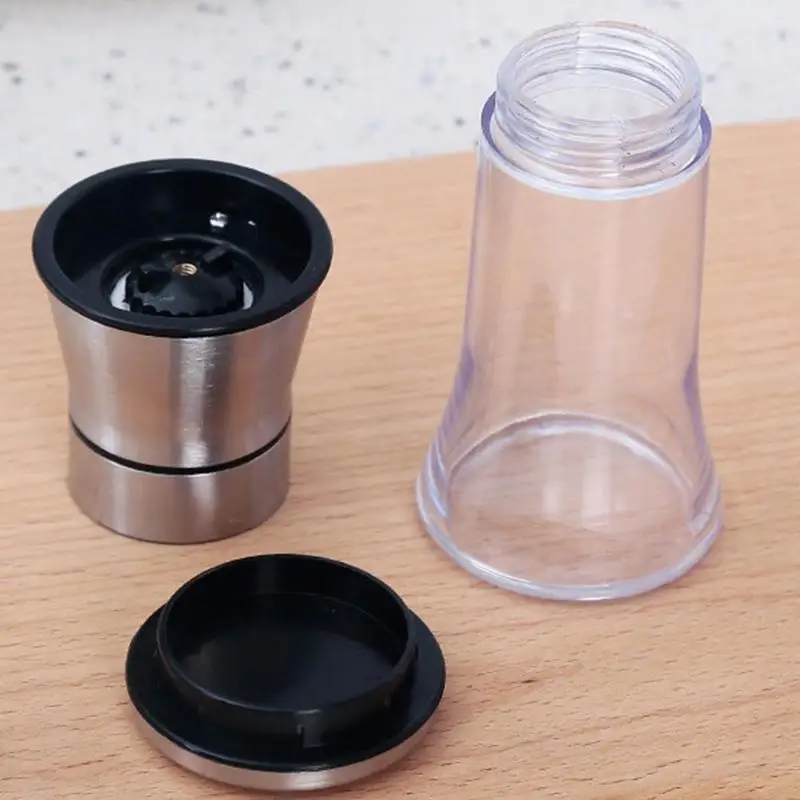 Silver Stainless Steel Manual Pepper Grinder Seasoning Beans Grind Freely Adjust Grinding Thickness
Silver Stainless Steel Manual Pepper Grinder Seasoning Beans Grind Freely Adjust Grinding Thickness