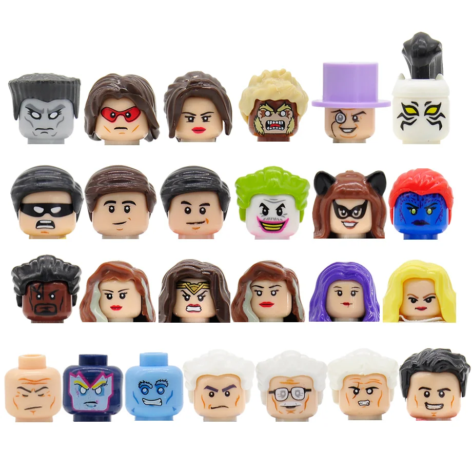 Single Hero Figure Head PG8012 PG8006 PG8009 Phoenix Psylocke White Tiger Queen Iceman Colossus Emma Building Blocks Bricks Toys
Single Hero Figure Head PG8012 PG8006 PG8009 Phoenix Psylocke White Tiger Queen Iceman Colossus Emma Building Blocks Bricks Toys