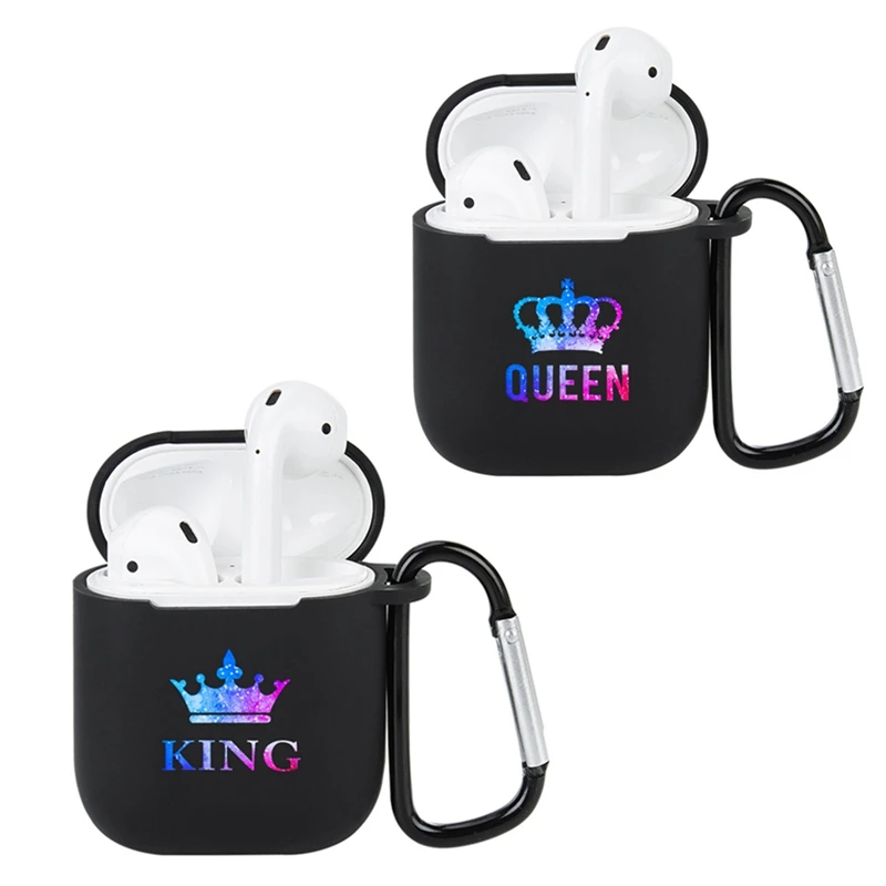 Queen King Silicone Protective Cover For Airpods1 2 Silicone Case Protector Cover For AirPods Wireless Earphone Cases
Queen King Silicone Protective Cover For Airpods1 2 Silicone Case Protector Cover For AirPods Wireless Earphone Cases