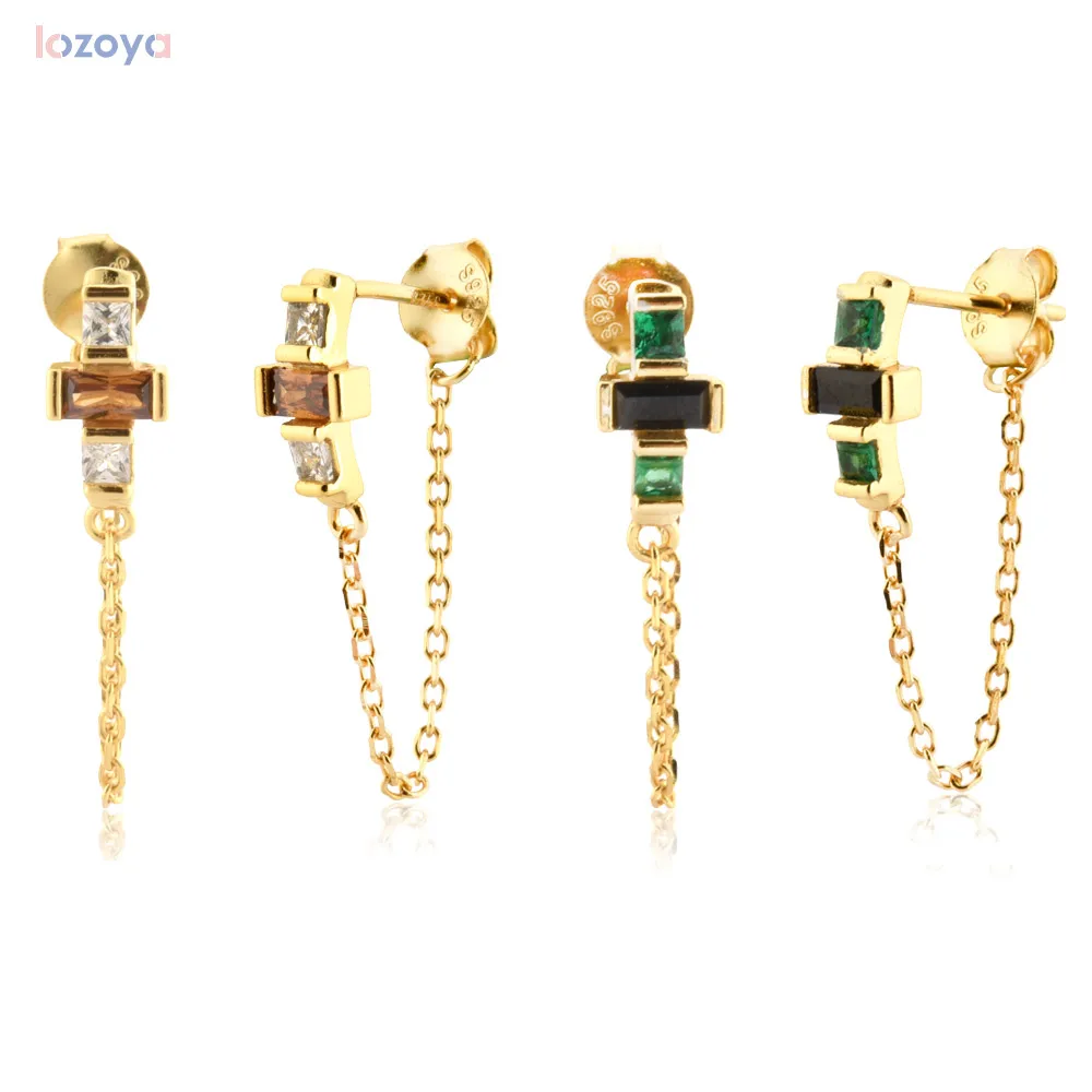 Серьги-капельки Lozoya, свадебные, серебряные, золотистые, коричневые, зеленые, с цепочкой, пирсинг, украшения для подарка, 925 пробы
Серьги-капельки Lozoya, свадебные, серебряные, золотистые, коричневые, зеленые, с цепочкой, пирсинг, украшения для подарка, 925 пробы