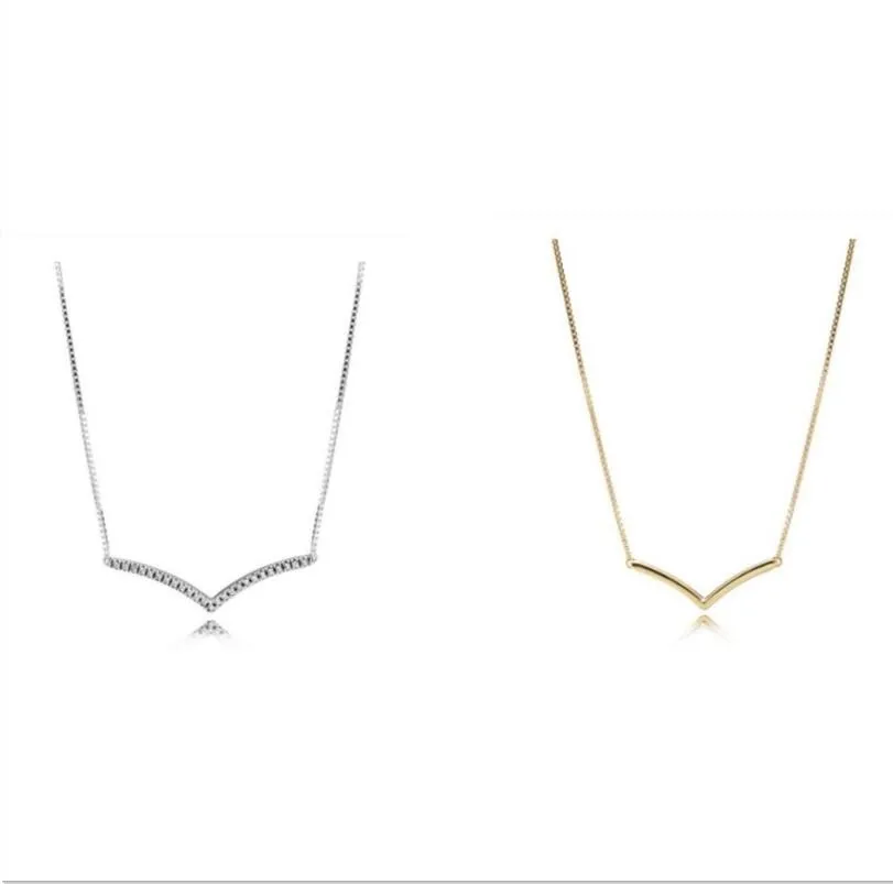 Original 925 Sterling Silver pan Necklaces Shimmering Wish With Crystal Necklace For Women Wedding Gift Fine Jewelry
Original 925 Sterling Silver pan Necklaces Shimmering Wish With Crystal Necklace For Women Wedding Gift Fine Jewelry