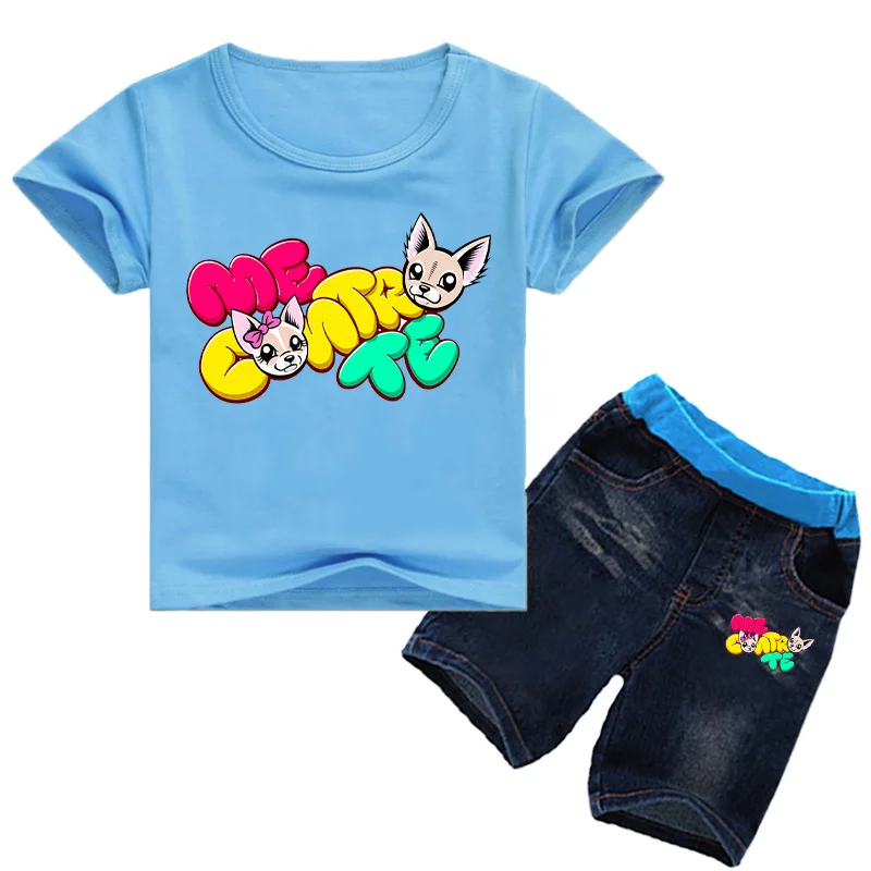 DLF 2-16Y Fashion Me Contro Te T-Shirt + Deniim Shorts 2pcs Set Baby Boys Summer Clothes Fashion Toddler Girls SportSuit Outfits 
DLF 2-16Y Fashion Me Contro Te T-Shirt + Deniim Shorts 2pcs Set Baby Boys Summer Clothes Fashion Toddler Girls SportSuit Outfits