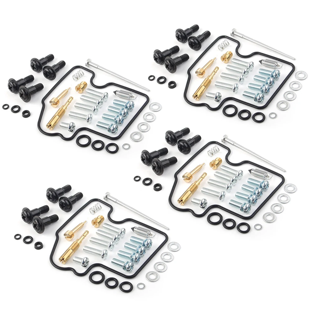 4Sets Motorcycle Carburetor Rebuild Carb Repair Kits for Kawasaki ZX900 For Ninja ZX9R 2000-2001
4Sets Motorcycle Carburetor Rebuild Carb Repair Kits for Kawasaki ZX900 For Ninja ZX9R 2000-2001