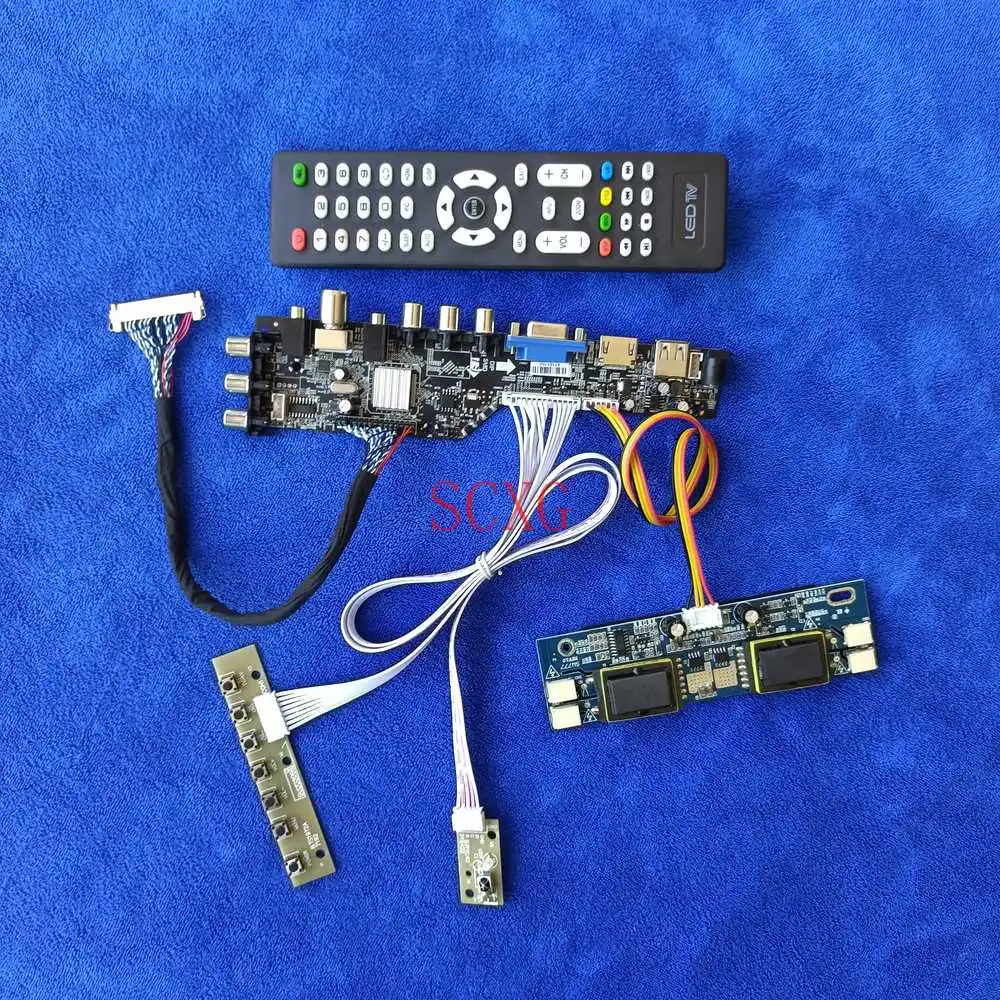 4CCFL Digital Signal DVB 30-Pin LVDS 1920*1080 For M216H1-L01/L03/L06 LCD Display Controller Card KIT USB VGA AV HDMI-compatible
4CCFL Digital Signal DVB 30-Pin LVDS 1920*1080 For M216H1-L01/L03/L06 LCD Display Controller Card KIT USB VGA AV HDMI-compatible