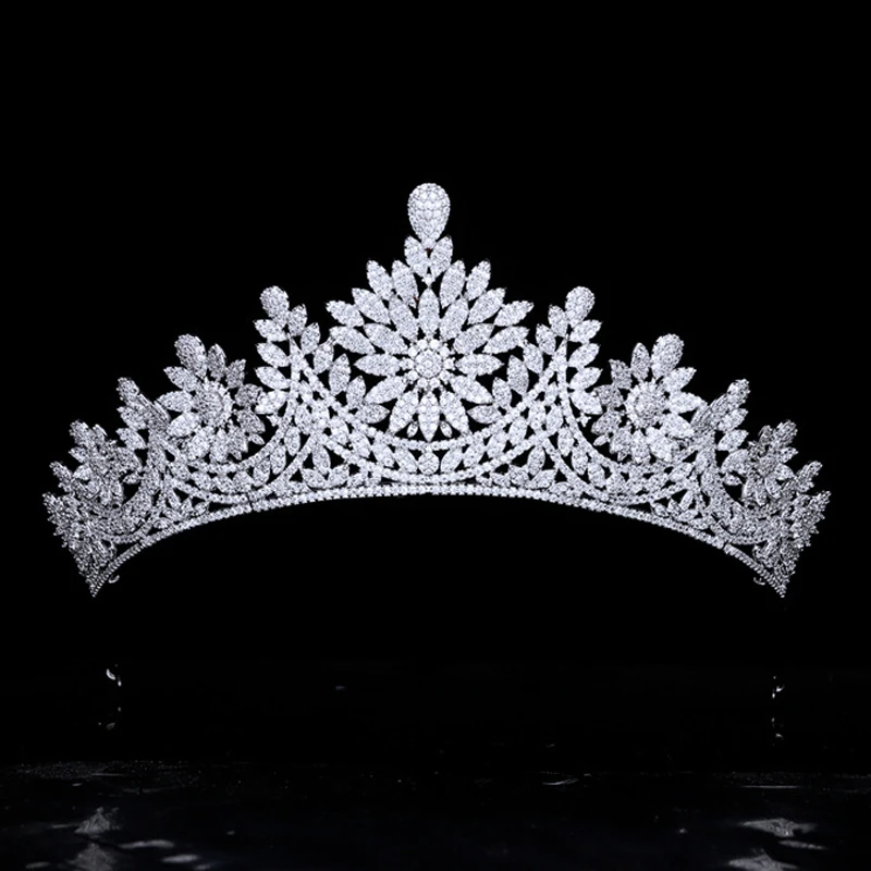 Ymor Excellent Zirconia Princess Crown Bridal Headwear Crystals Wedding Hair Accessories Hair Band Brides Crown Tiaras
Ymor Excellent Zirconia Princess Crown Bridal Headwear Crystals Wedding Hair Accessories Hair Band Brides Crown Tiaras