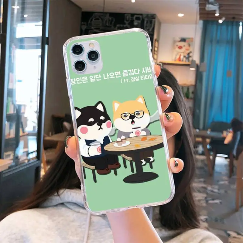 Cute Shiba Inu Corgi Phone Case Transparent for iPhone 6 7 8 11 12 s mini pro X XS XR MAX Plus se cover funda shell 
Cute Shiba Inu Corgi Phone Case Transparent for iPhone 6 7 8 11 12 s mini pro X XS XR MAX Plus se cover funda shell