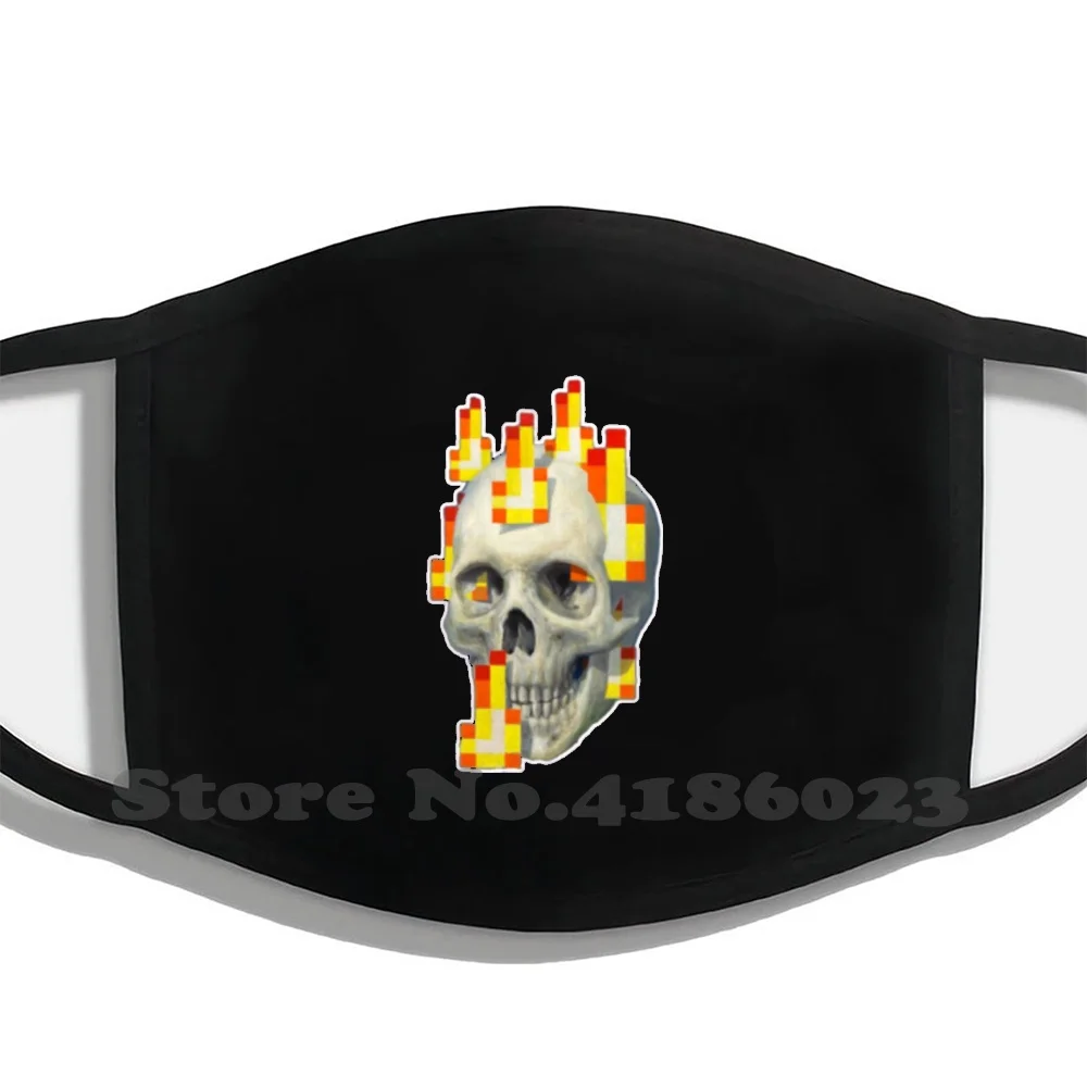 Burning _ Skull Mc Painting Washable Breathable Reusable Diy Mouth Masks Painting Gamer Pixels Cool Skull Emo Grunge Quirky
Burning _ Skull Mc Painting Washable Breathable Reusable Diy Mouth Masks Painting Gamer Pixels Cool Skull Emo Grunge Quirky