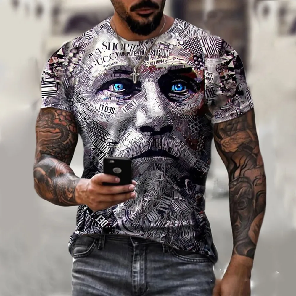 Summer Mens Short Sleeve Casual T-Shirt Sport Muscle 3D Printed Crew Neck Tees Tops 2021 Plus Size: S-5XL
Summer Mens Short Sleeve Casual T-Shirt Sport Muscle 3D Printed Crew Neck Tees Tops 2021 Plus Size: S-5XL