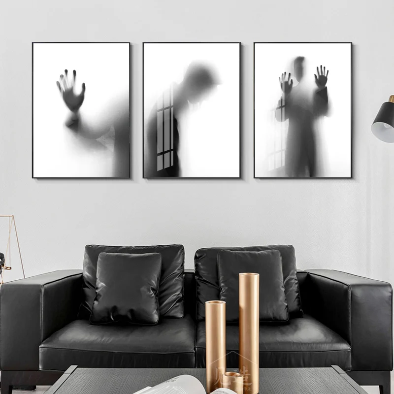 Abstract Canvas Painting Black White Dim Shapes Wall Art Poster Picture Modern Minimalist Print for Living Room Home Decor
Abstract Canvas Painting Black White Dim Shapes Wall Art Poster Picture Modern Minimalist Print for Living Room Home Decor