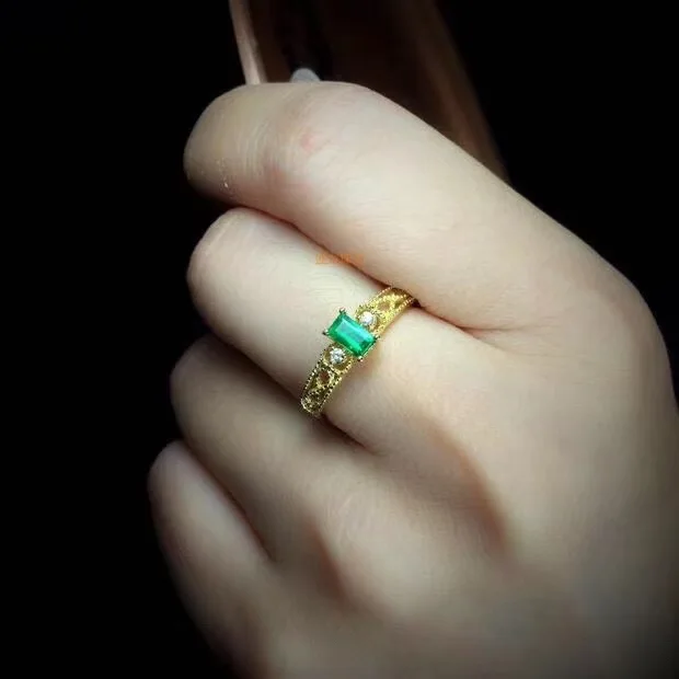 Natural Emerald Rings For Women Sterling Silver Color 925 Jewelry Ring Wedding Engagement Party Gemstone Fine Jewelry Gift
Natural Emerald Rings For Women Sterling Silver Color 925 Jewelry Ring Wedding Engagement Party Gemstone Fine Jewelry Gift