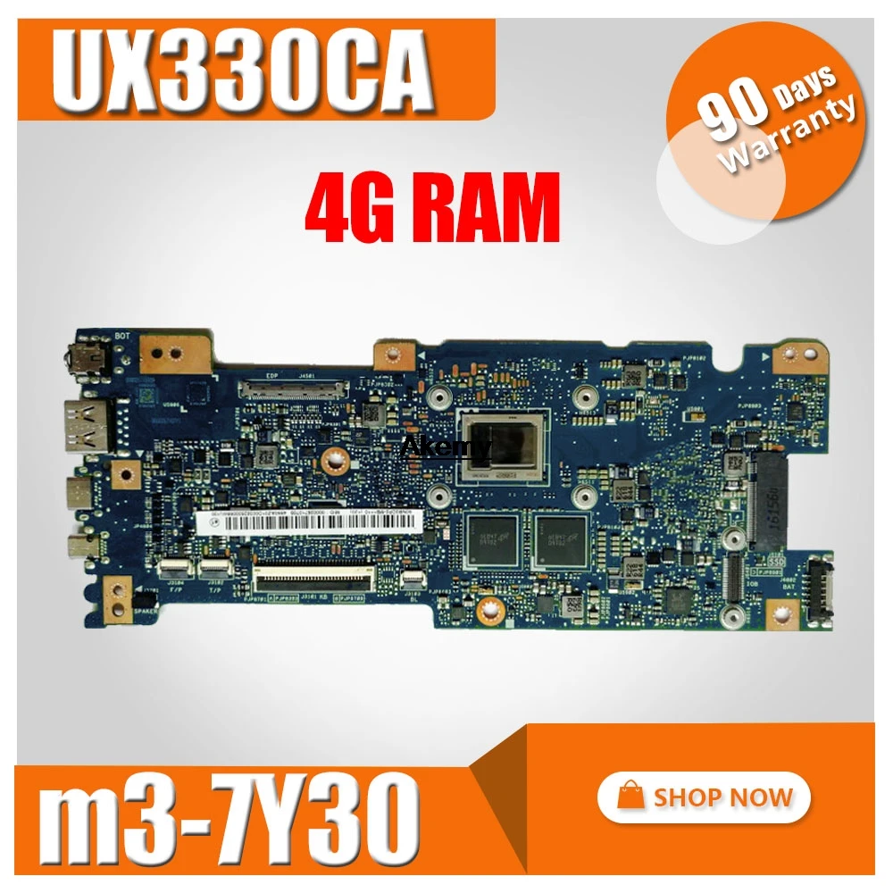 Akemy UX330CAK материнская плата для ноутбука W/M3-7Y30 4G ram для For Asus UX330CAK UX330CA UX330C Mianboard
Akemy UX330CAK материнская плата для ноутбука W/M3-7Y30 4G ram для For Asus UX330CAK UX330CA UX330C Mianboard