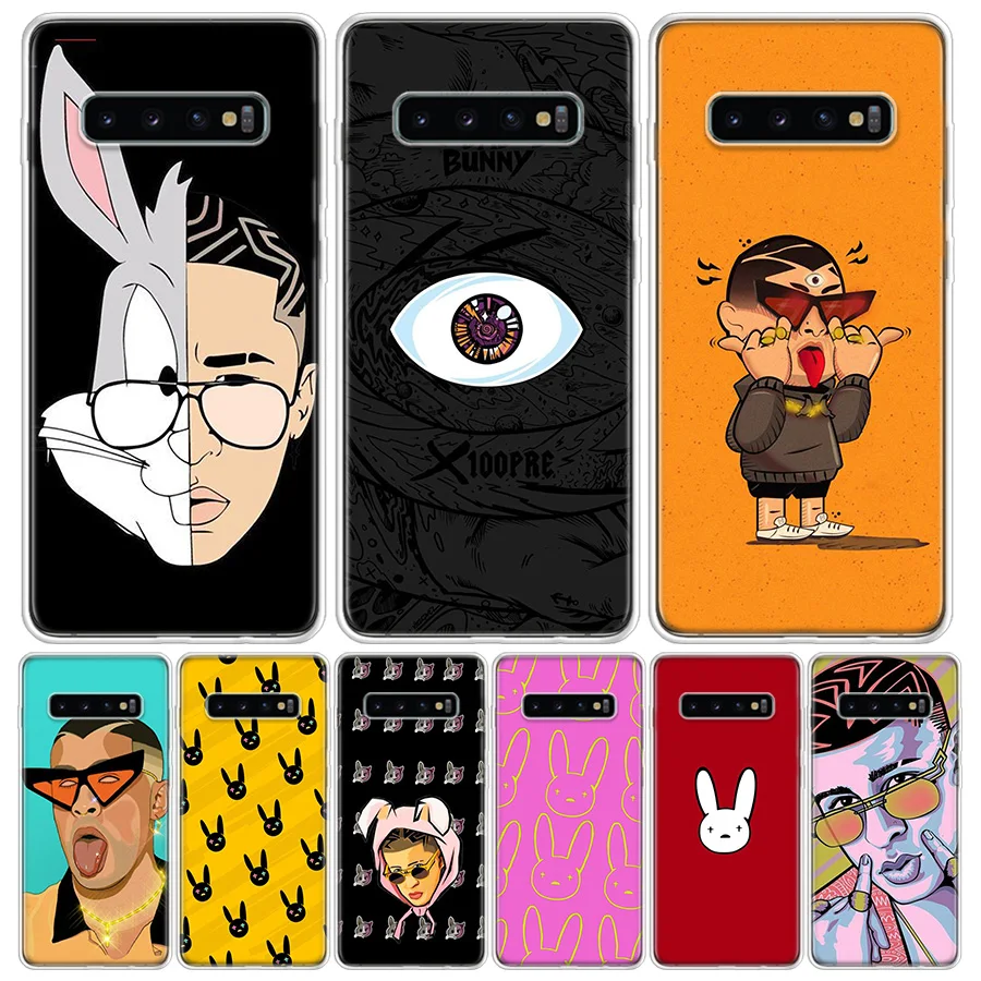 Чехол для телефона Bad Bunny El Conejo Malo Samsung Galaxy S10 S21 S20 FE S22 Ultra S10E S9 S8 Plus S7 Edge S6 +