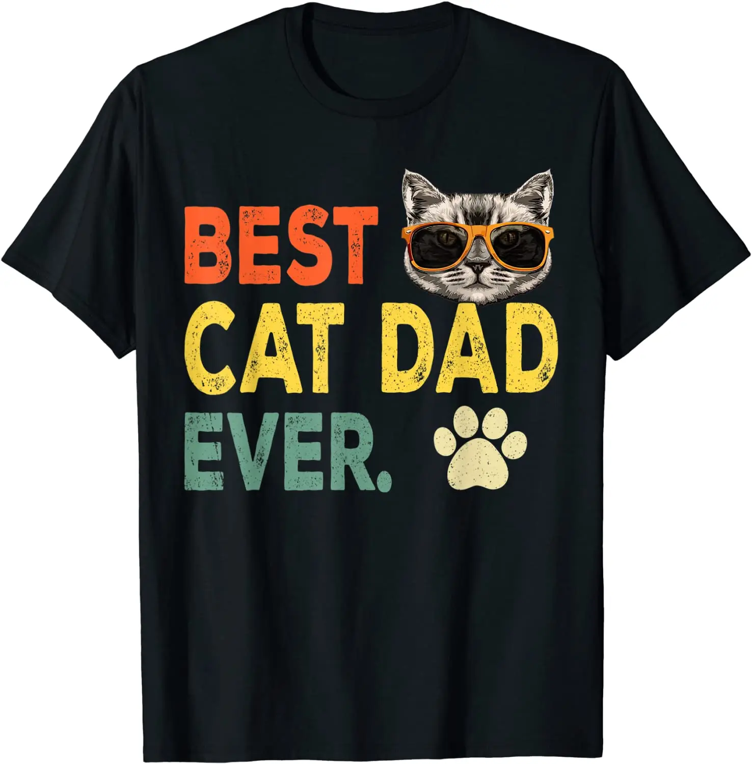 Vintage Best Cat Dad Ever T-Shirt Cat Daddy Gift T-Shirt Summer Sale Oversized T-shirt 
Vintage Best Cat Dad Ever T-Shirt Cat Daddy Gift T-Shirt Summer Sale Oversized T-shirt