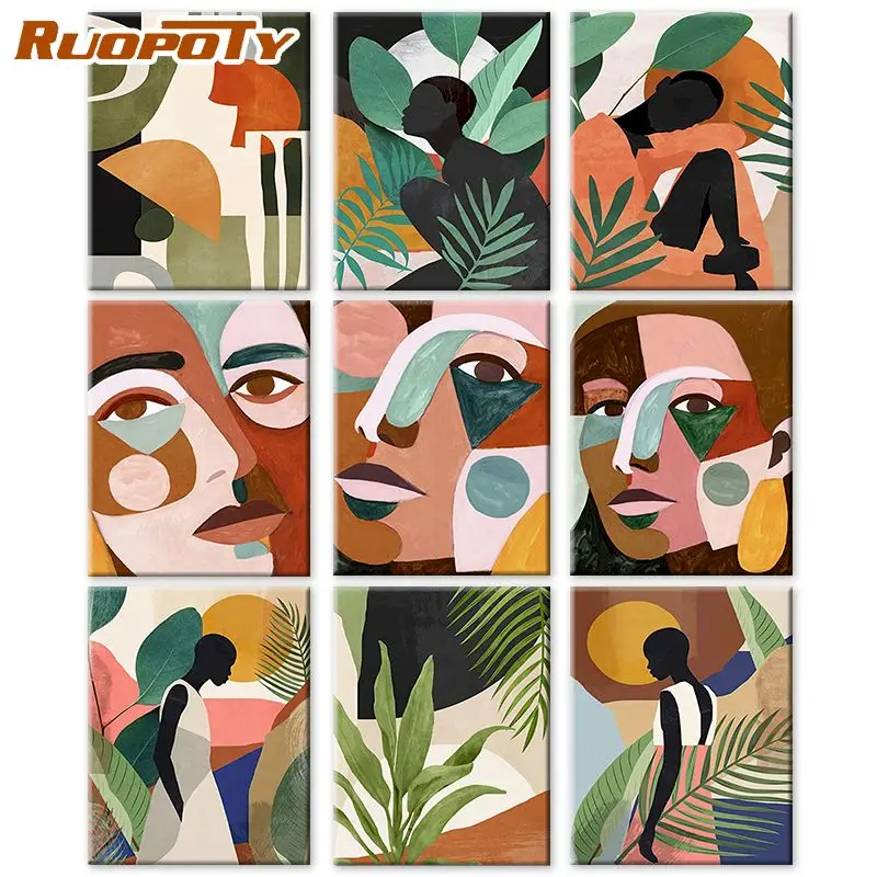 RUOPOTY Diy Abstract painting by numbers Gift Frame DIY Painting By Numbers Handpainted Oil Painting Canvas Colouring
RUOPOTY Diy Abstract painting by numbers Gift Frame DIY Painting By Numbers Handpainted Oil Painting Canvas Colouring