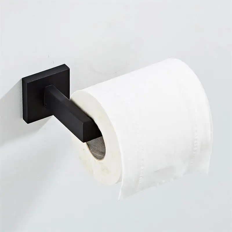Black Toilet Paper Holder Wall Mount Tissue Roll Hanger 304 Stainless Steel Bathroom Accessories
Black Toilet Paper Holder Wall Mount Tissue Roll Hanger 304 Stainless Steel Bathroom Accessories
