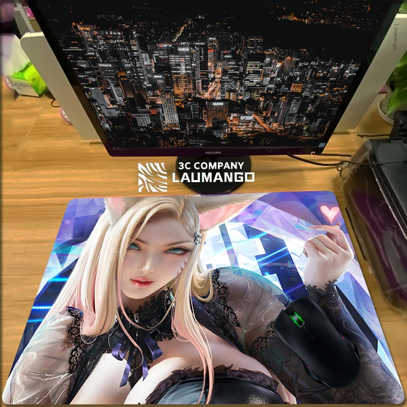 Милый коврик для мыши, игровой коврик LOL KDA, игровой коврик для ноутбука, мышь для компьютера, аксессуары для ПК, игровой шкаф, Настольный ковр...
Милый коврик для мыши, игровой коврик LOL KDA, игровой коврик для ноутбука, мышь для компьютера, аксессуары для ПК, игровой шкаф, Настольный ковр...