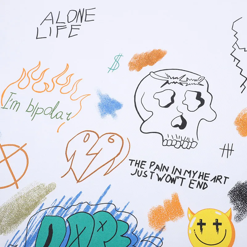 2020ss Kanye West Hand Drawn Graffiti CPFM.XYZ T Shirt Smile Face Top Quality CPFM T-shirts 
2020ss Kanye West Hand Drawn Graffiti CPFM.XYZ T Shirt Smile Face Top Quality CPFM T-shirts