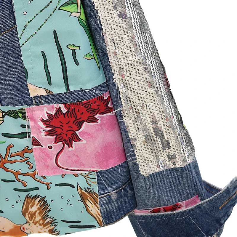 Fad New Female Boho Denim Jacket Women Autumn Wintage Cartoon Pattern Qppliques Embroidery Outerwear Jean Jacket Veste En Jean
Fad New Female Boho Denim Jacket Women Autumn Wintage Cartoon Pattern Qppliques Embroidery Outerwear Jean Jacket Veste En Jean