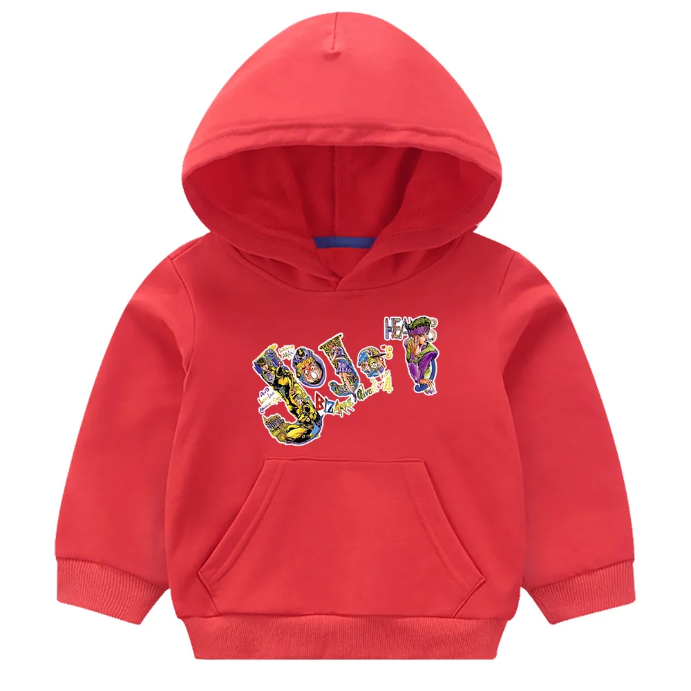 Japan Anime Jojos Bizarre Adventure Kids Sweatshirt Autumn Winter Children Hoodie Boy Girls Pullovers Warm Pocket Hooded Jacket
Japan Anime Jojos Bizarre Adventure Kids Sweatshirt Autumn Winter Children Hoodie Boy Girls Pullovers Warm Pocket Hooded Jacket