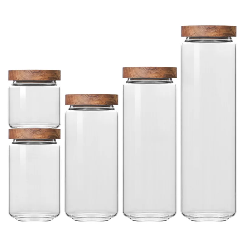 Household Glass Tea Cans Round Lid Coffee Confectionery Food Cans Cereal Storage Box Kitchen Storage Tank
Household Glass Tea Cans Round Lid Coffee Confectionery Food Cans Cereal Storage Box Kitchen Storage Tank