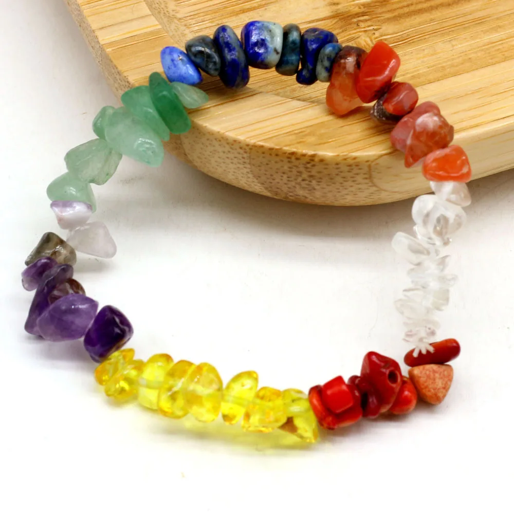 Natural Stone Bracelets Natural Stone Seven Chakra Gravel Amethyst Lapis Lazuli Bangles for Women Jewelry Gifts 18cm
Natural Stone Bracelets Natural Stone Seven Chakra Gravel Amethyst Lapis Lazuli Bangles for Women Jewelry Gifts 18cm