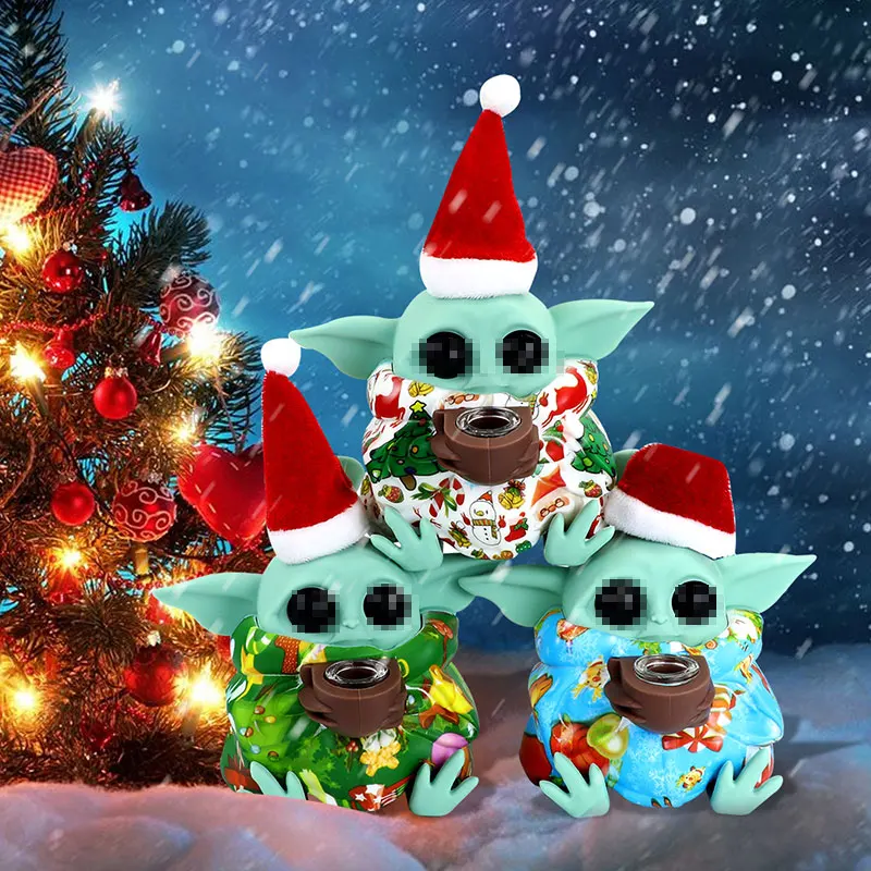2021 Christmas Design Silicone Smoking Pipes with Glass Bowls for Christmas Decorations for Home or Christmas Gift for Friends
2021 Christmas Design Silicone Smoking Pipes with Glass Bowls for Christmas Decorations for Home or Christmas Gift for Friends