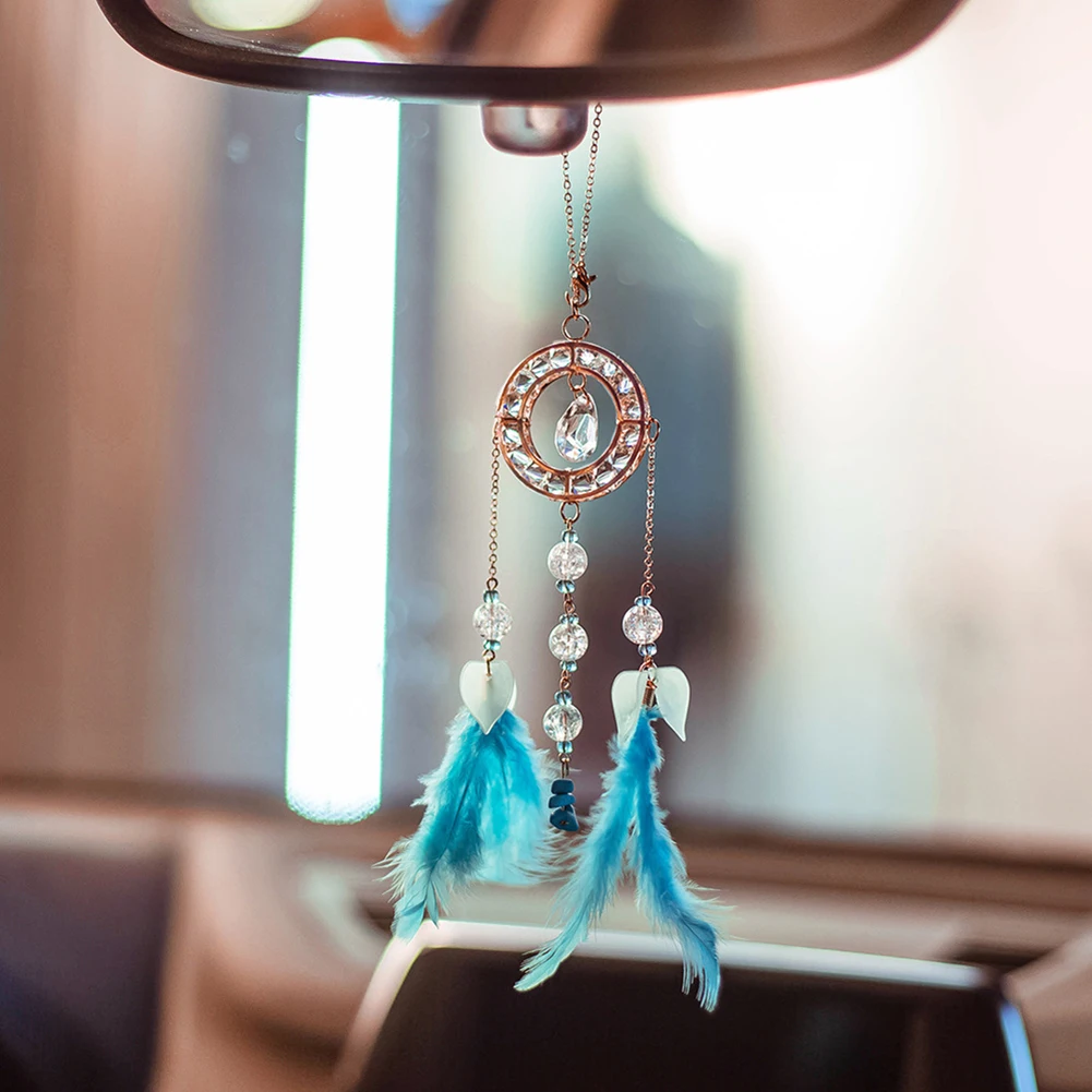 Dream Catcher Handmade Feather and Crystals Room Wall Decoration Mini Dream Catcher Home Accessories
Dream Catcher Handmade Feather and Crystals Room Wall Decoration Mini Dream Catcher Home Accessories