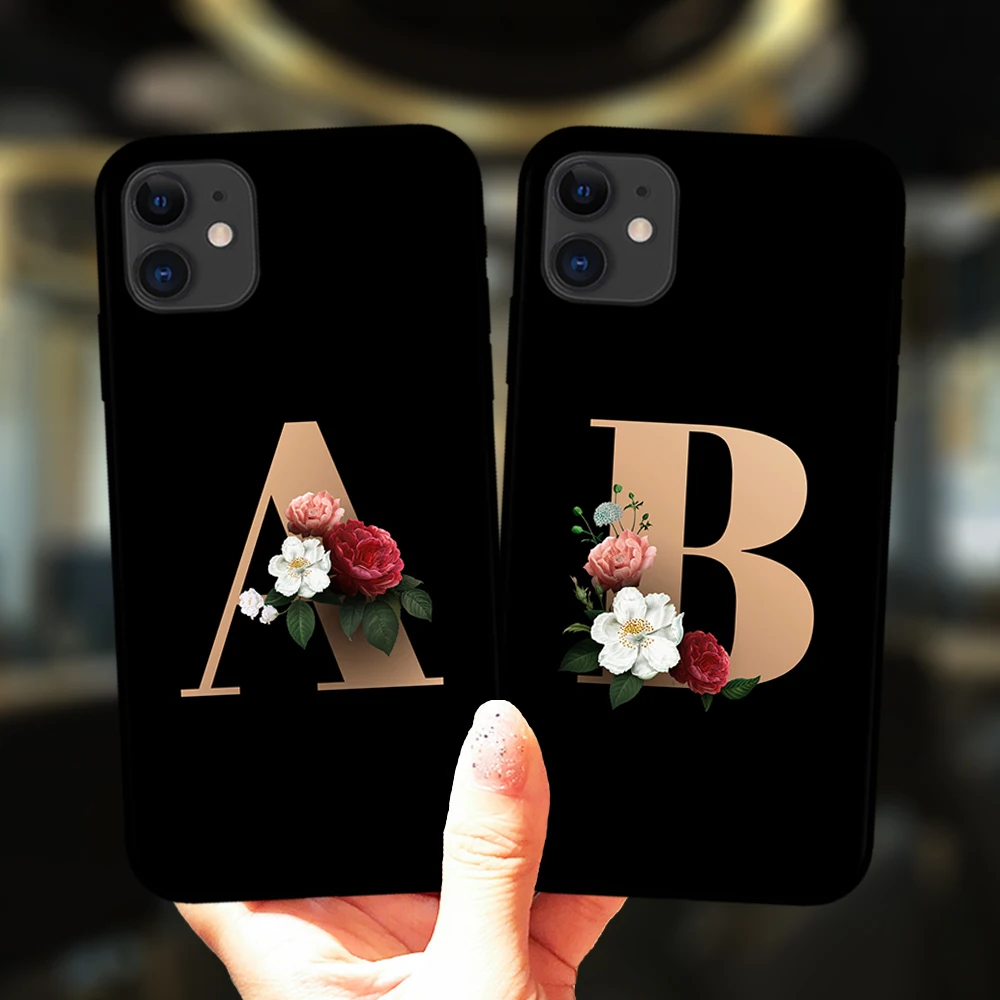 RYWER Custom English Initial Letters Phone Case For iPhone 13 12 Mini 11 Pro Max 8 7 X XS XR SE 2 Cover Soft Silicone Fundas
RYWER Custom English Initial Letters Phone Case For iPhone 13 12 Mini 11 Pro Max 8 7 X XS XR SE 2 Cover Soft Silicone Fundas