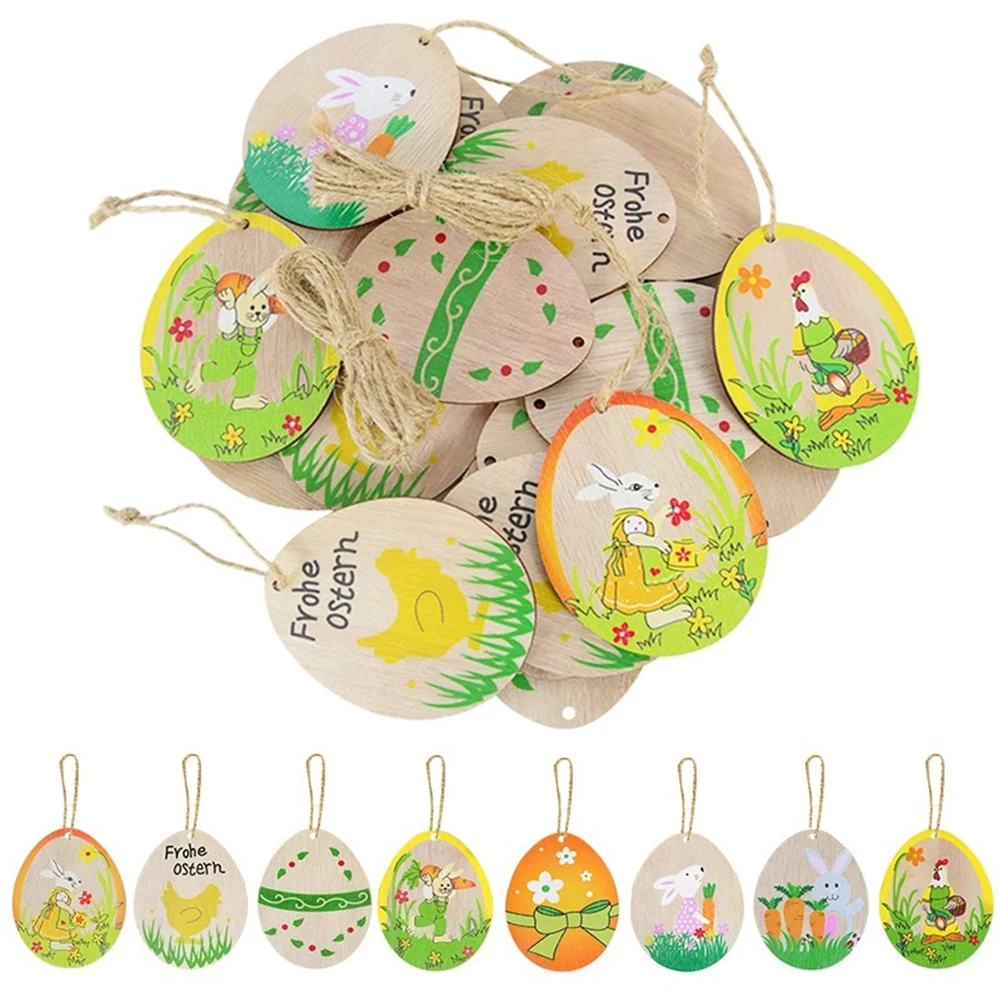 10pcs Wooden Easter Egg Wood Slices Pendant Ornaments Wedding Party Decoration Graffiti Egg Craft Hanging Kids Gift Easter Party
10pcs Wooden Easter Egg Wood Slices Pendant Ornaments Wedding Party Decoration Graffiti Egg Craft Hanging Kids Gift Easter Party