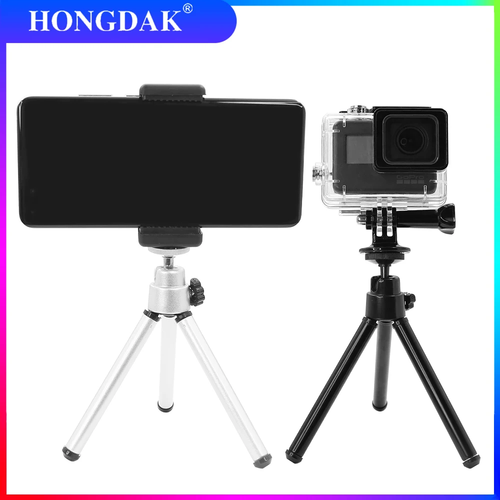HONGDAK Table Mini Flexible Tripod 360 Degree Rotation Portable Stand with Phone Clip for Gopro Camera Xiaomi Huawei iPhone
HONGDAK Table Mini Flexible Tripod 360 Degree Rotation Portable Stand with Phone Clip for Gopro Camera Xiaomi Huawei iPhone