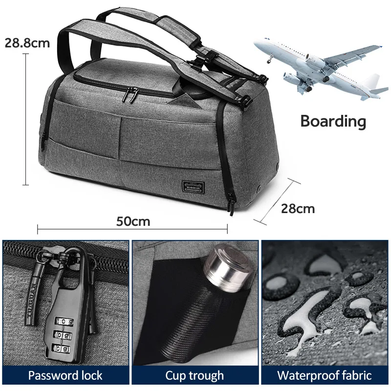 Men's Multifunctional Sports Anti-theft Backpack Laptop Shoulder Bag Outdoor Travel Handbag Large Capacity Storage shoes bag
Men's Multifunctional Sports Anti-theft Backpack Laptop Shoulder Bag Outdoor Travel Handbag Large Capacity Storage shoes bag