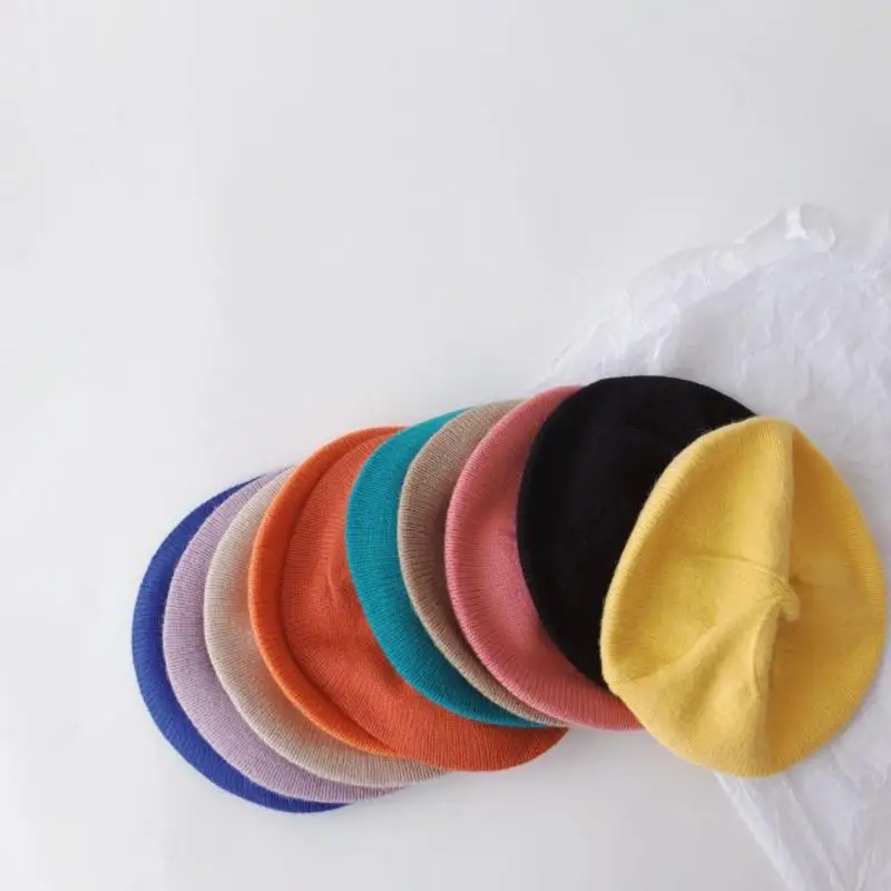 Knitting Painter Hat Boys Girls Cute Candy 10 Colors Berets Autumn Winter Keep Warm 2021 New Children's Hats
Knitting Painter Hat Boys Girls Cute Candy 10 Colors Berets Autumn Winter Keep Warm 2021 New Children's Hats