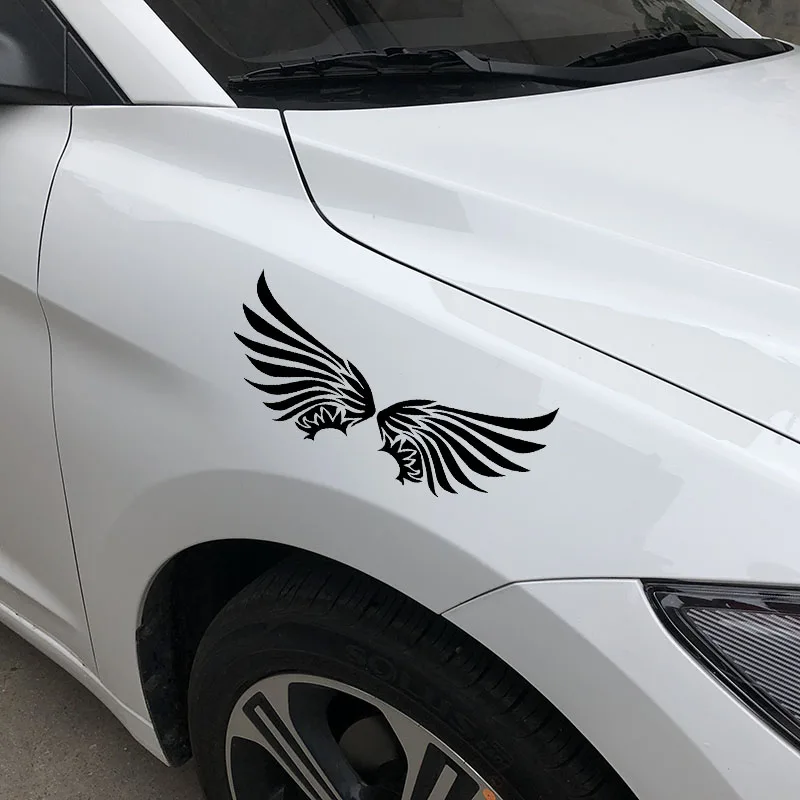 YJZT 18.5X7.6CM Tribal Angel Bird Wing Window Bumper Decoration Car Sticker Accessories C25-0811 | Автомобили и мотоциклы