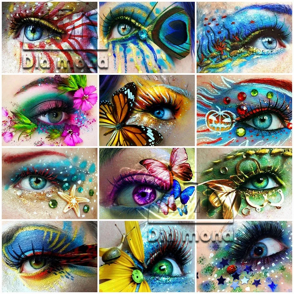 Fashion Art Diamond Painting Eye Embroidery Cross Stitch Woman Butterfly Full Drill Diamond Mosaic Wall Art Rhinestones Pictures
Fashion Art Diamond Painting Eye Embroidery Cross Stitch Woman Butterfly Full Drill Diamond Mosaic Wall Art Rhinestones Pictures