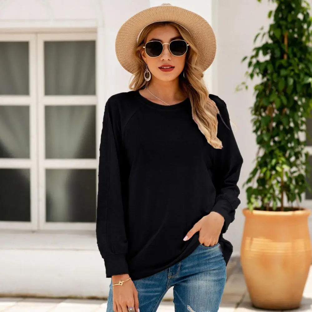 2021 New streetwear Women's Pure color Sweatshirt Long-Sleeved Sweater Top T-Shirt Aesthetic Fasion winter clothes women
2021 New streetwear Women's Pure color Sweatshirt Long-Sleeved Sweater Top T-Shirt Aesthetic Fasion winter clothes women