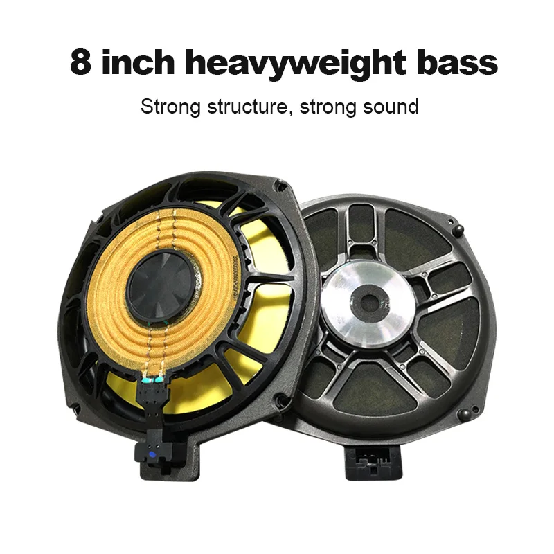 High quality bass speaker For BMW F10 F11 F15 F16 F34 F30 F20 F25 G30 G20 G05 G11 F22 5 series under seat 8 inch car Subwoofer
High quality bass speaker For BMW F10 F11 F15 F16 F34 F30 F20 F25 G30 G20 G05 G11 F22 5 series under seat 8 inch car Subwoofer
