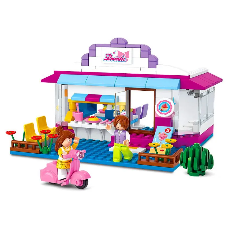 226pcs SLuban 0528 City Street View Strong Drink House Building Block Girl Assembled Educational Bricks Toys Christmas Gifts
226pcs SLuban 0528 City Street View Strong Drink House Building Block Girl Assembled Educational Bricks Toys Christmas Gifts