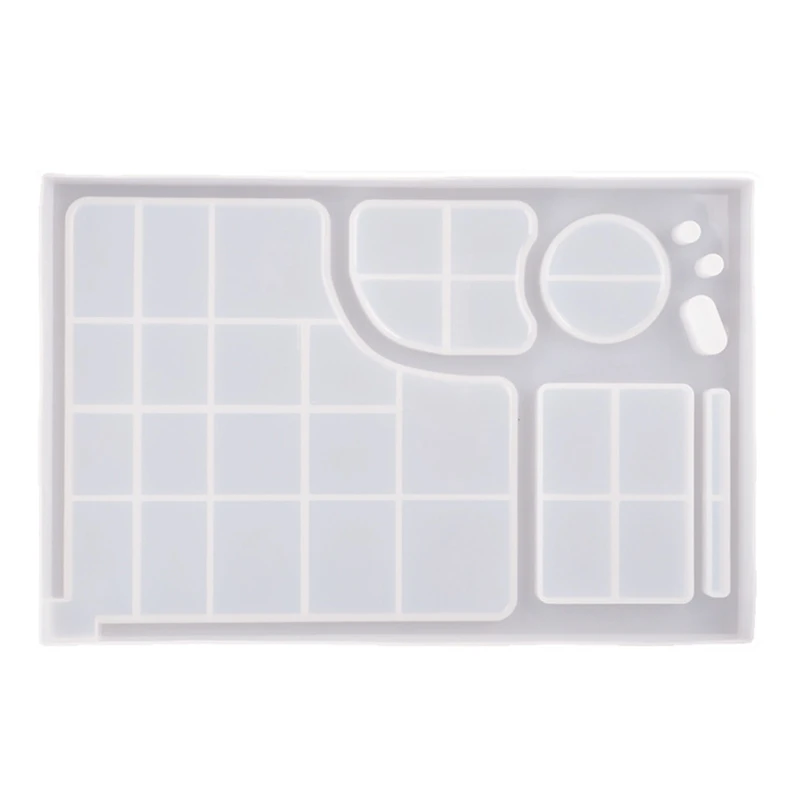 DIY Crystal Epoxy Resin Mold Makeup Pan Silicone Mold for Resin, Home Decoration
DIY Crystal Epoxy Resin Mold Makeup Pan Silicone Mold for Resin, Home Decoration