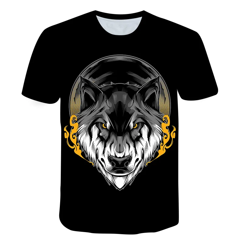 Wolf Head 3D Printing Suitable For Men's T-shirt 2021 New O-neck Short-Sleeved Fashion Shirt Street Fashion Casual Top Clothes
Wolf Head 3D Printing Suitable For Men's T-shirt 2021 New O-neck Short-Sleeved Fashion Shirt Street Fashion Casual Top Clothes