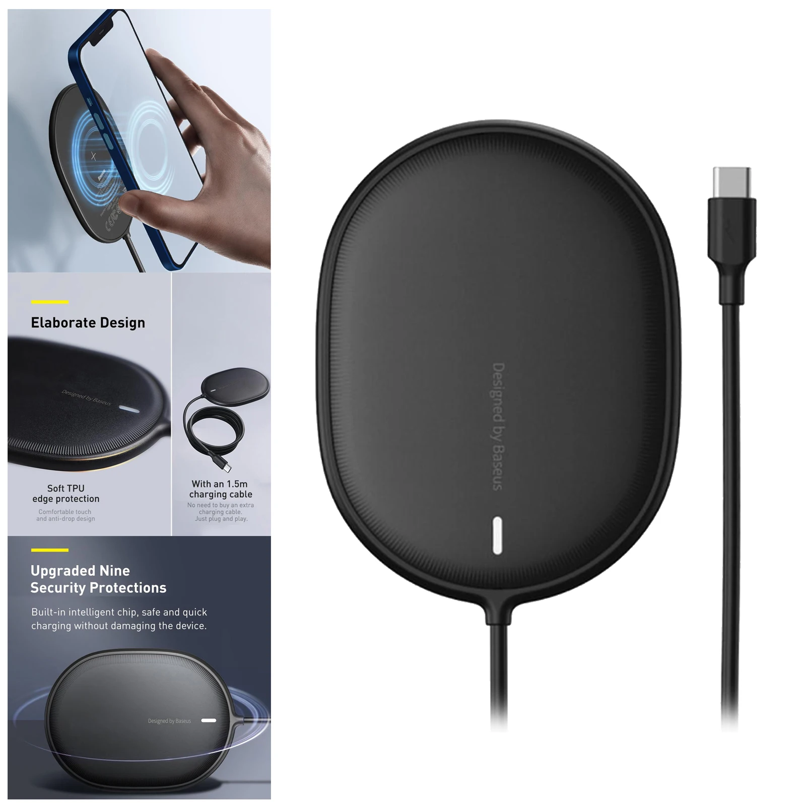 15W Magnetic Wireless Charger For iPhone 12 11 Pro Max Fast Wireless Charging Pad
15W Magnetic Wireless Charger For iPhone 12 11 Pro Max Fast Wireless Charging Pad