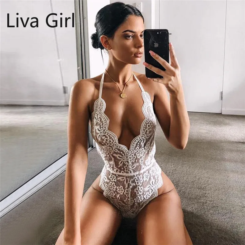 Summer Rompers&Playsuits Women Sexy White Black Lace Bodysuit Classic Street Club Slim Halter Neck V Neck Jumpsuit Women's Tunic
Summer Rompers&Playsuits Women Sexy White Black Lace Bodysuit Classic Street Club Slim Halter Neck V Neck Jumpsuit Women's Tunic
