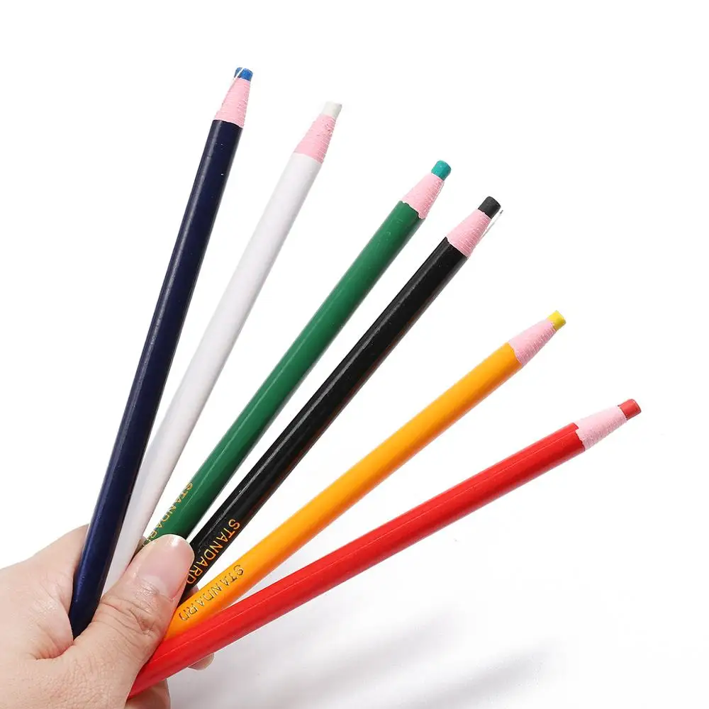 6pcs Colorful Cut-free Sewing Tailor's Chalk Pencils Fabric Marker Pen for Accessories Garment
6pcs Colorful Cut-free Sewing Tailor's Chalk Pencils Fabric Marker Pen for Accessories Garment