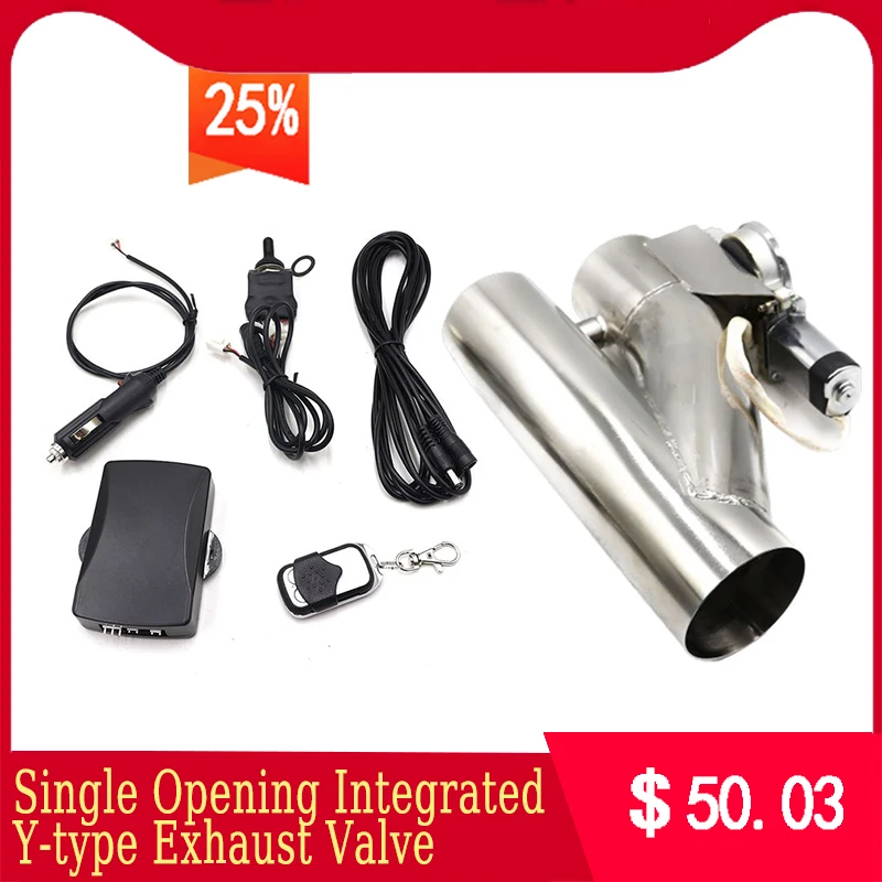 New Single Opening Integrated Y-type Exhaust Valve Electric Exhaust Downpipe Electronic Stop Valve Remote Control
New Single Opening Integrated Y-type Exhaust Valve Electric Exhaust Downpipe Electronic Stop Valve Remote Control