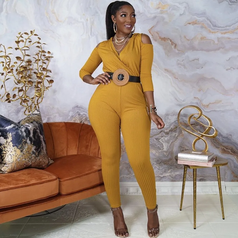 Sporty Fitness Long Jumpsuits 2022 Spring Casual Workout Long Sleeve Bodycon Rompers Womens Stretchy Active Wear And Sashes
Sporty Fitness Long Jumpsuits 2022 Spring Casual Workout Long Sleeve Bodycon Rompers Womens Stretchy Active Wear And Sashes