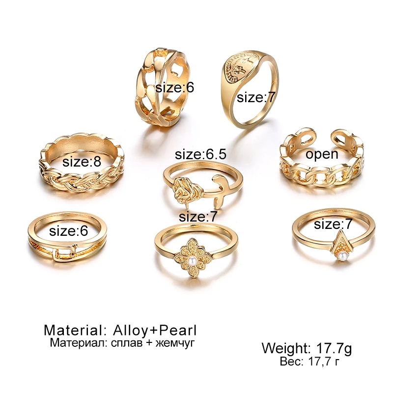 IFKM Bohemian Gold Chain Rings Set For Women Fashion Boho Coin Snake Moon Rings Party 2021 Trend Jewelry Gift
IFKM Bohemian Gold Chain Rings Set For Women Fashion Boho Coin Snake Moon Rings Party 2021 Trend Jewelry Gift